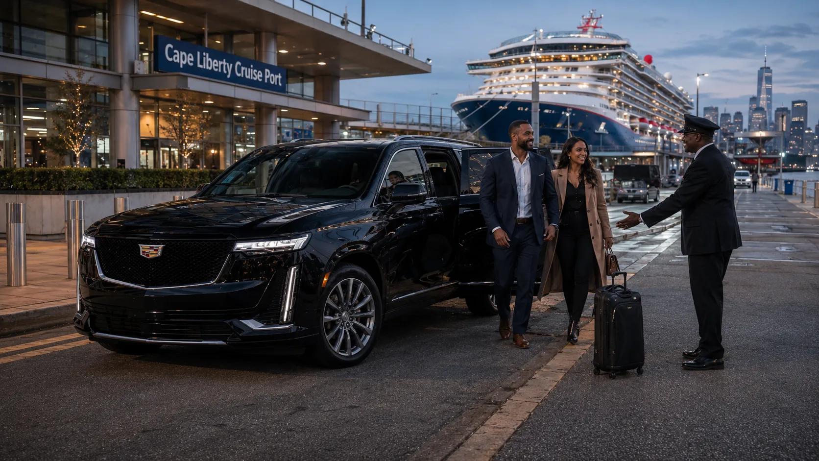 Private cruise port transportation from Newark