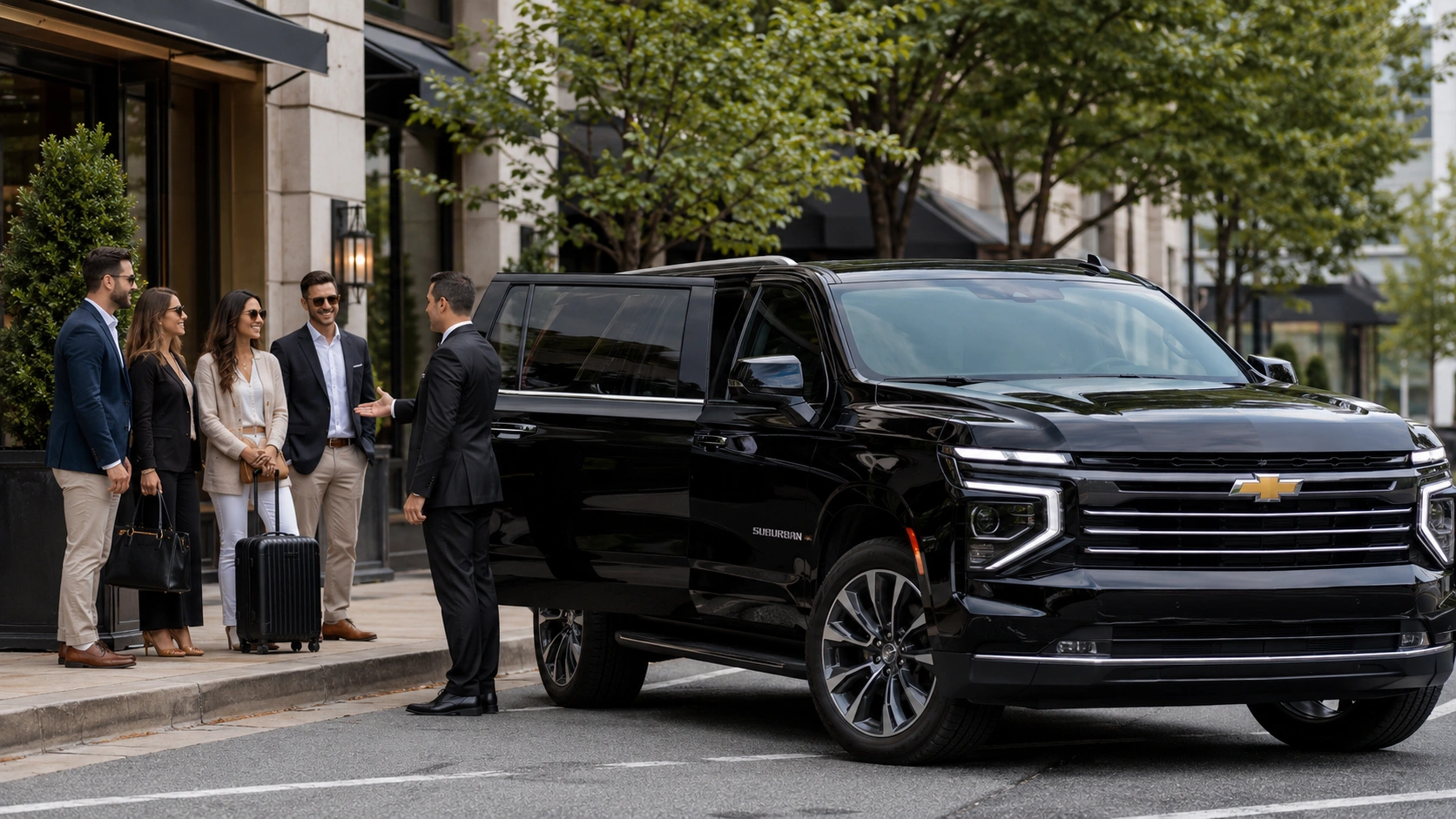 Luxury event transportation in Newark