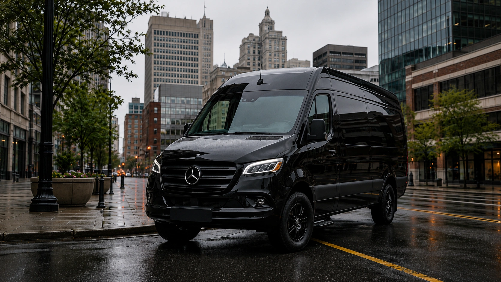 Newark Sprinter van service for group transportation
