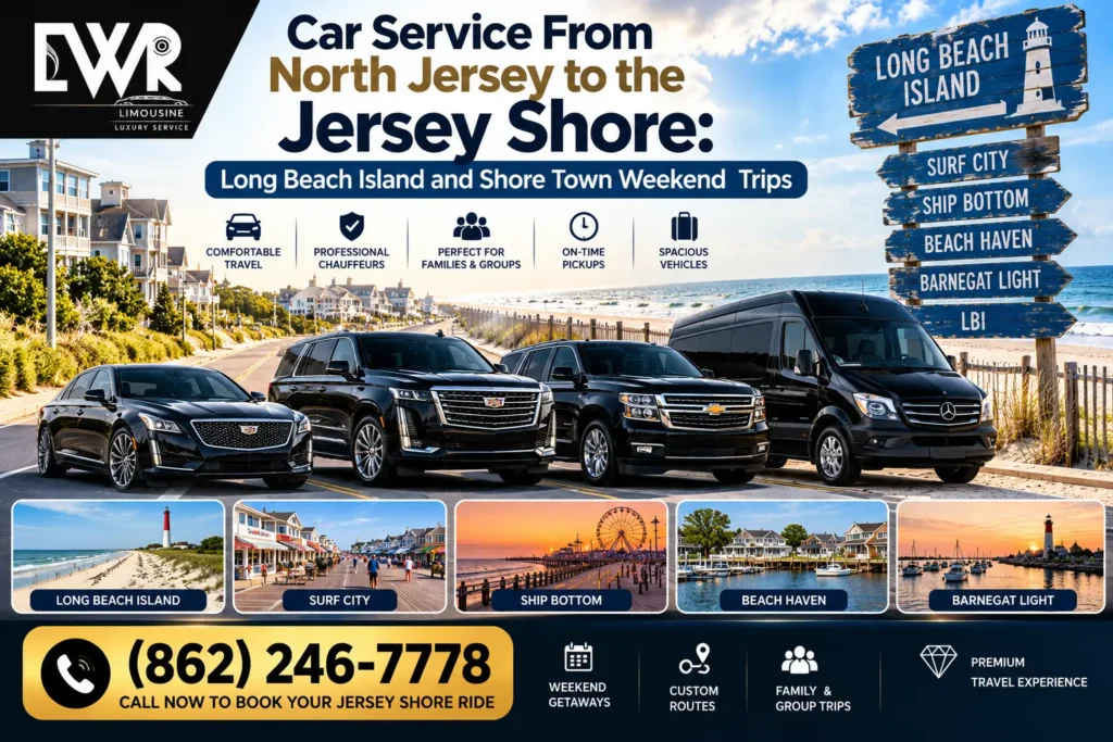 Car Service From North Jersey to the Jersey Shore: Long Beach Island and Shore Town Weekend Trips