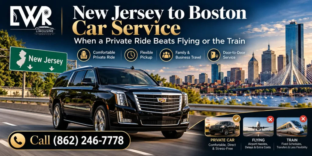 New Jersey to Boston Car Service: When a Private Ride Beats Flying or the Train