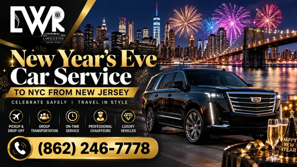 New Year’s Eve Car Service to NYC From New Jersey: Hourly Booking, Times Square Closures and Pickup Planning