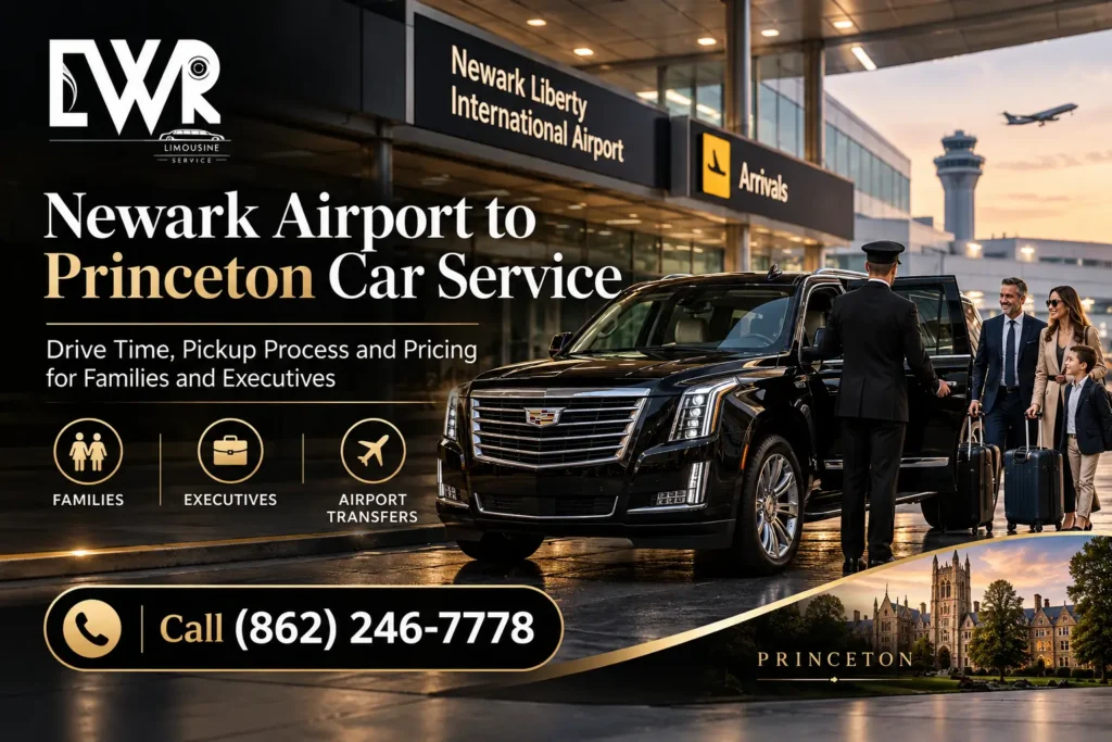 Newark Airport to Princeton Car Service: Drive Time, Pickup Process and Pricing for Families and Executives