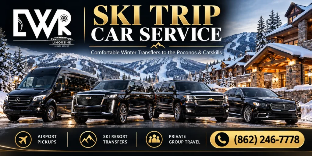 Ski Trip Car Service From New Jersey: Poconos and Catskills Drive Times, Vehicles and Tips